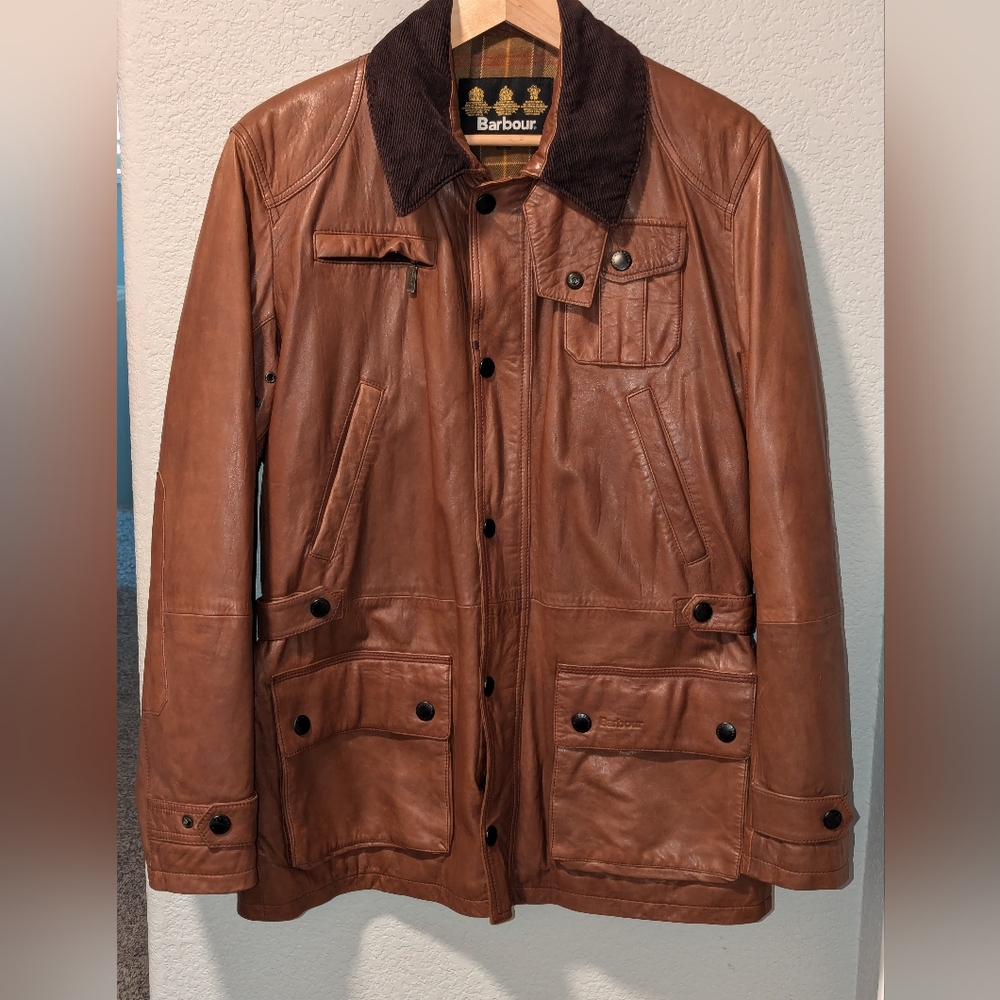 Barbour Brown Performance Jacket - Picture 4 of 16